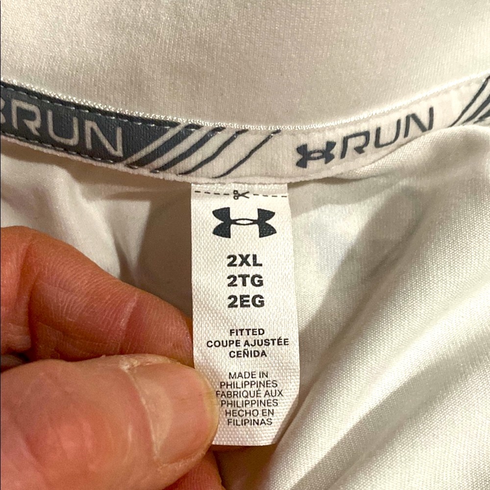 White Quarter-Zip Pullover - image 5